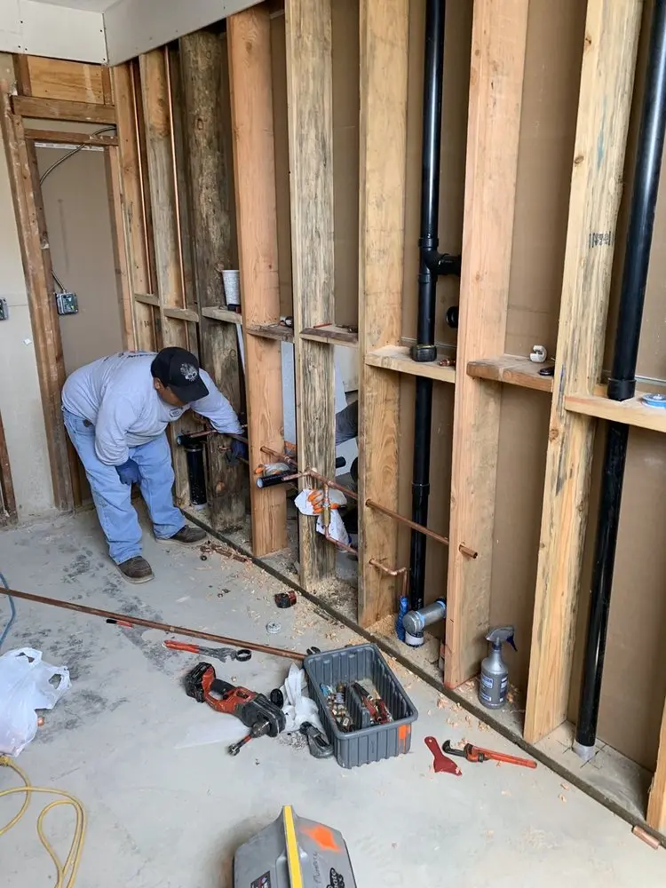Commercial rough-in plumbing for Commercial Plumbing in Buckingham Valley